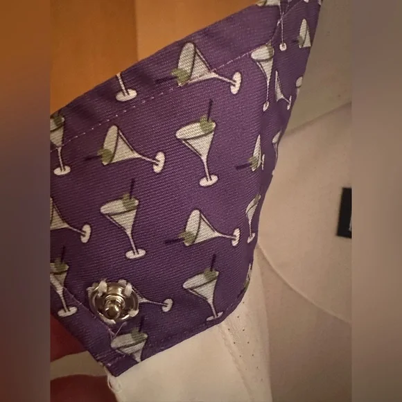 Essex Equestrian Show Shirt with Martini Glasses! XS, Excellent Condition! - Picture 8 of 15